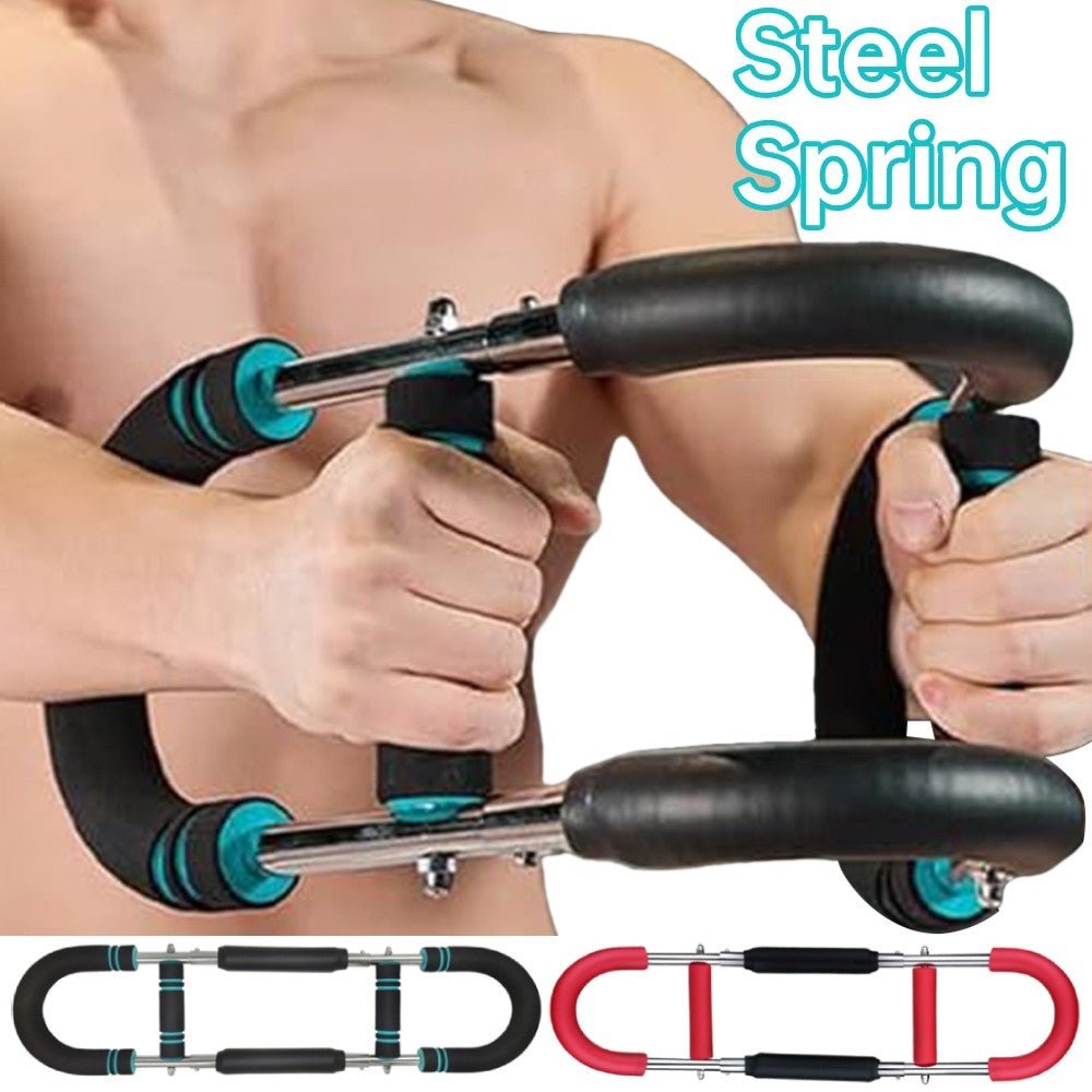 Multi - Functional U - Shaped Arm & Chest Strengthener – Adjustable Forearm Exerciser for Home Gym, Fitness, Bodybuilding & Muscle Training | Upper Body Workout Equipment - RELUX.STORE