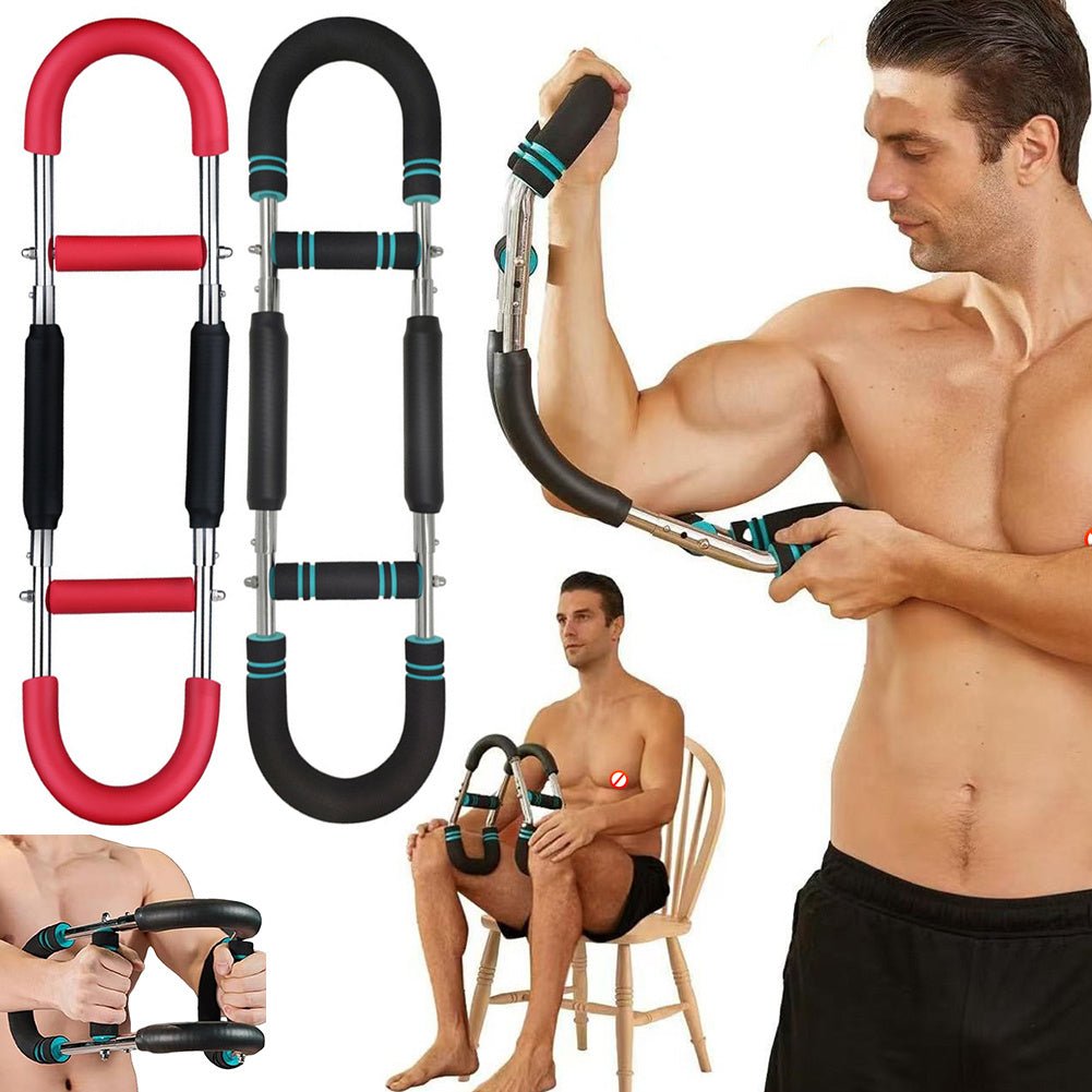 Multi - Functional U - Shaped Arm & Chest Strengthener – Adjustable Forearm Exerciser for Home Gym, Fitness, Bodybuilding & Muscle Training | Upper Body Workout Equipment - RELUX.STORE