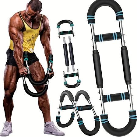 Multi - Functional U - Shaped Arm & Chest Strengthener – Adjustable Forearm Exerciser for Home Gym, Fitness, Bodybuilding & Muscle Training | Upper Body Workout Equipment - RELUX.STORE