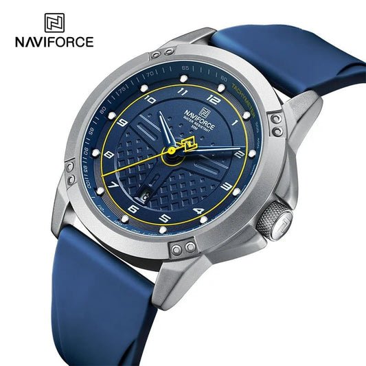 NAVIFORCE Casual Quartz Wristwatch Fashion Waterproof Men's Watches Sport Silicone Strap Male Luminous Clock Relogio Masculino - RELUX.STORE