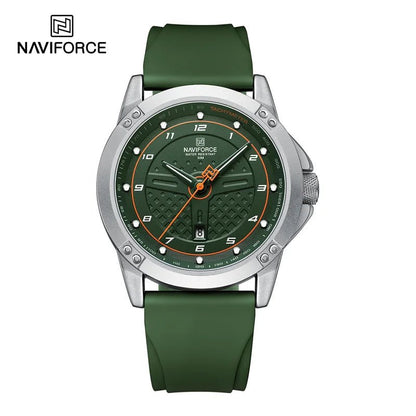 NAVIFORCE Casual Quartz Wristwatch Fashion Waterproof Men's Watches Sport Silicone Strap Male Luminous Clock Relogio Masculino - RELUX.STORE