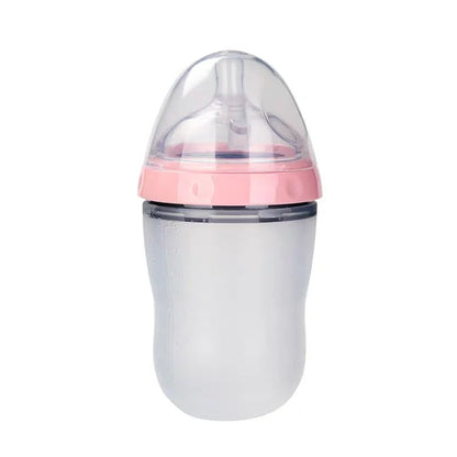 New 0 - 36 months baby nano - silicone bottle 240ml 150ml with handle Breastmilk - like design Soft milk pulling - RELUX.STORENew 0 - 36 months baby nano - silicone bottle 240ml 150ml with handle Breastmilk - like design Soft milk pulling