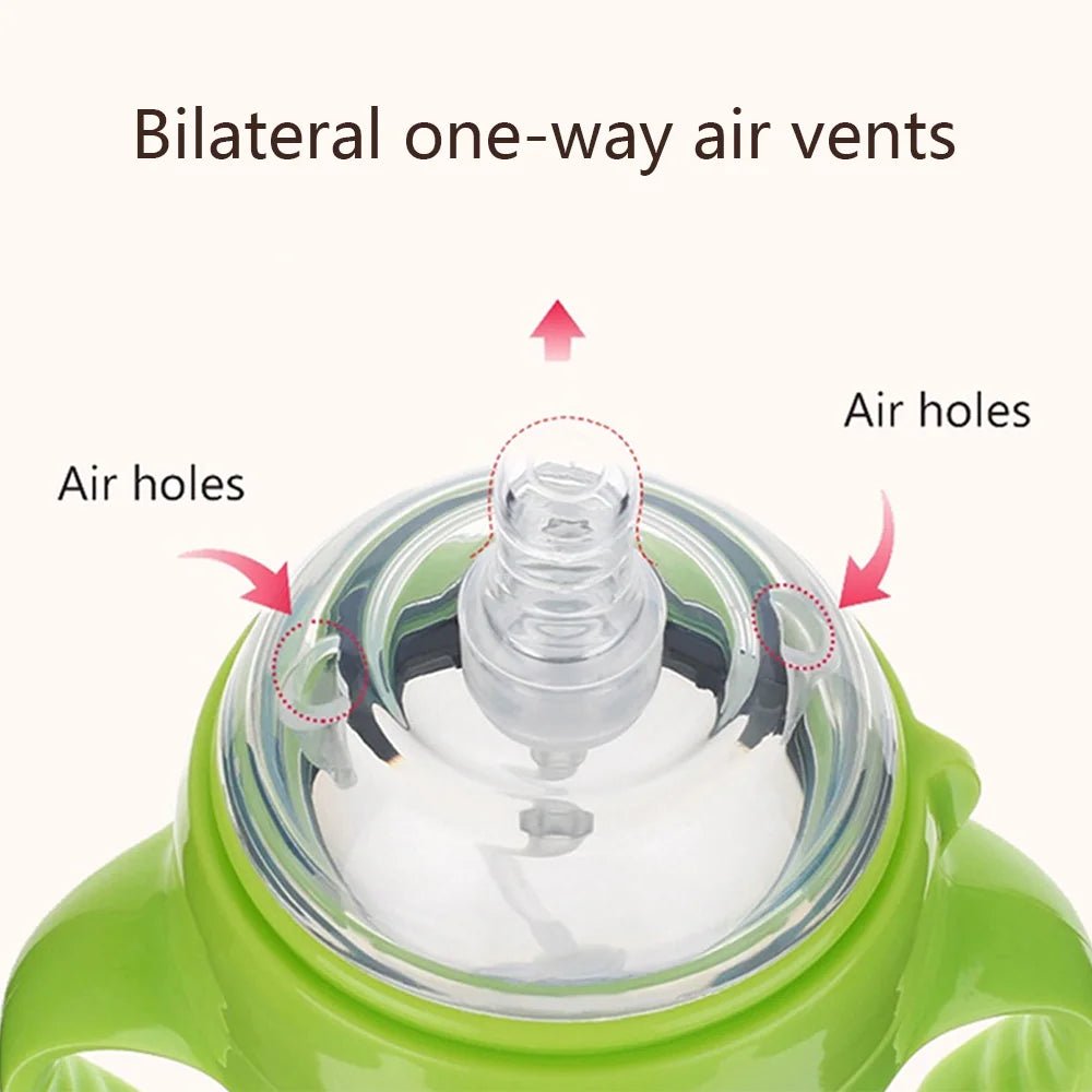 New 0 - 36 months baby nano - silicone bottle 240ml 150ml with handle Breastmilk - like design Soft milk pulling - RELUX.STORENew 0 - 36 months baby nano - silicone bottle 240ml 150ml with handle Breastmilk - like design Soft milk pulling