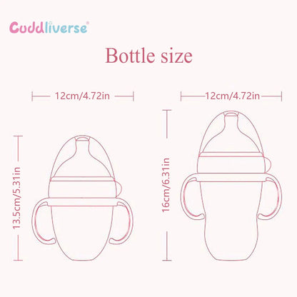 New 0 - 36 months baby nano - silicone bottle 240ml 150ml with handle Breastmilk - like design Soft milk pulling - RELUX.STORENew 0 - 36 months baby nano - silicone bottle 240ml 150ml with handle Breastmilk - like design Soft milk pulling