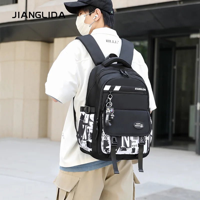 NEW Children Orthopedics School Bags Kids Backpack In Primary Schoolbag For Teenager Boys Waterproof Backpacks Book Bag mochila - RELUX.STORE
