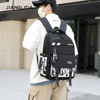 NEW Children Orthopedics School Bags Kids Backpack In Primary Schoolbag For Teenager Boys Waterproof Backpacks Book Bag mochila - RELUX.STORE