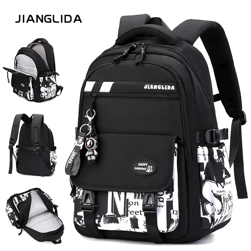 NEW Children Orthopedics School Bags Kids Backpack In Primary Schoolbag For Teenager Boys Waterproof Backpacks Book Bag mochila - RELUX.STORE