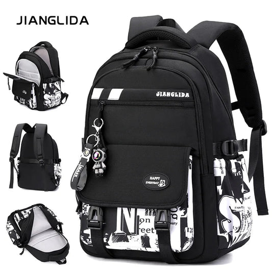 NEW Children Orthopedics School Bags Kids Backpack In Primary Schoolbag For Teenager Boys Waterproof Backpacks Book Bag mochila - RELUX.STORE