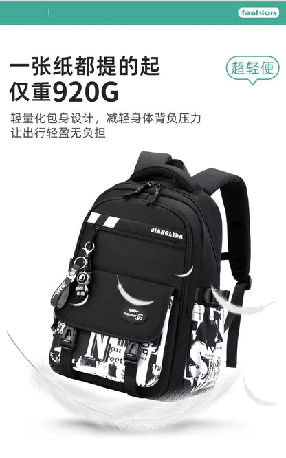 NEW Children Orthopedics School Bags Kids Backpack In Primary Schoolbag For Teenager Boys Waterproof Backpacks Book Bag mochila - RELUX.STORE