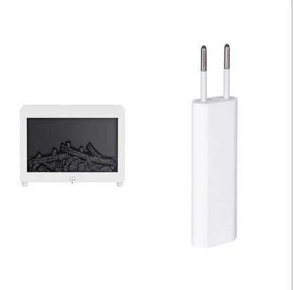 New Flame Aromatherapy Machine Colorful Essential Oil Diffuser Home Large Fog Volume Flame Humidifier 3D Flame Fireplace Machine - RELUX.STORE