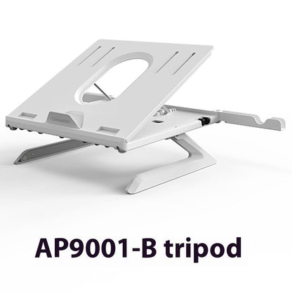 New Laptop Stand Multifunctional Folding Lift Portable Laptop Stand Monitor Increase Rack Aluminum Alloy Base - RELUX.STORE