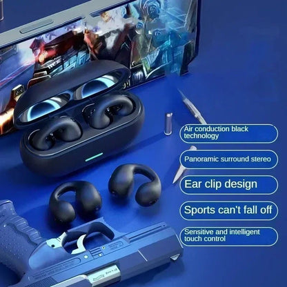 New Original T75 Bone Conduction Wireless Bluetooth 5.3 Headphones Sports Earphones HiFi Sound Quality Waterproof TWS Headset - RELUX.STORE