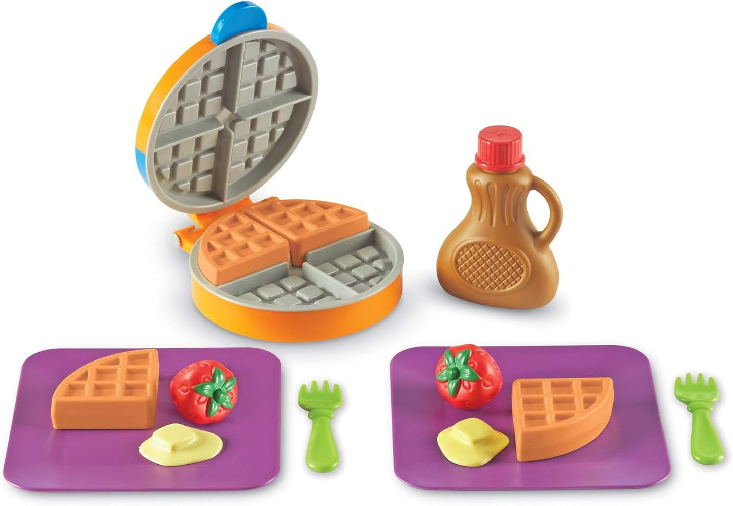 New Sprouts Waffle Time – Pretend Play Kitchen Breakfast Set | Montessori Educational Toys for Toddlers | Fine Motor Skills Development | Play Food Gift for Boys & Girls - RELUX.STORE