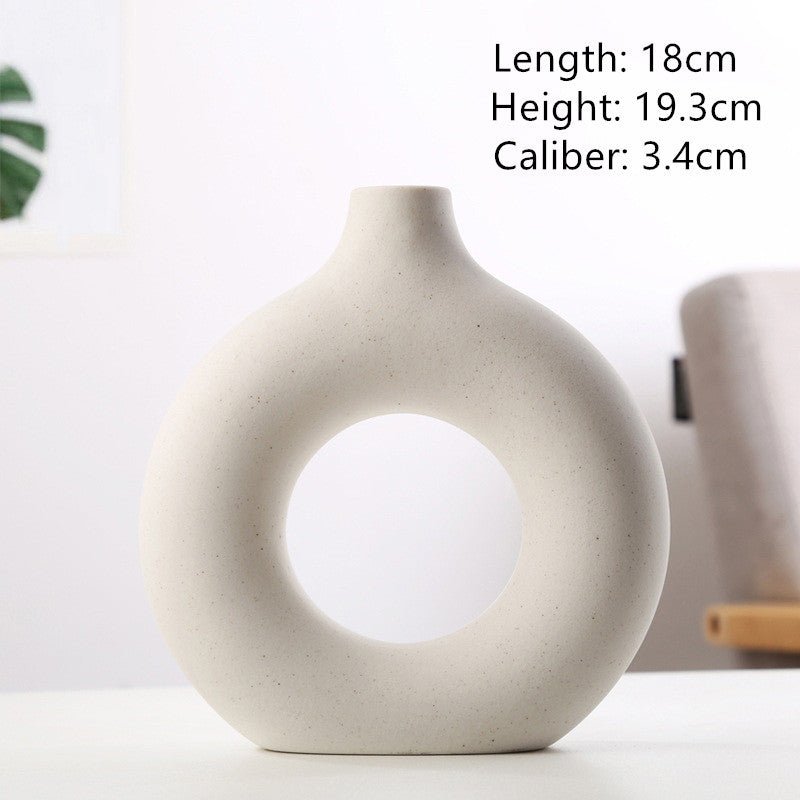 New Style Biscuit Vase Frosted Particle Flower Arranging Device - RELUX.STORE