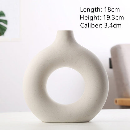 New Style Biscuit Vase Frosted Particle Flower Arranging Device - RELUX.STORE