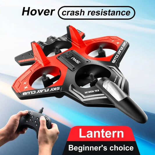 New YP3 Glider Flying Helicopter RC Hobby Jet Plane 2.4G Stunt Remote Control Foam Fighter Airplane Toy Drone With Light - RELUX.STORE