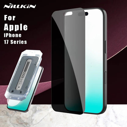 "Nillkin Glass Guardian Privacy Screen Protector for iPhone 17 Pro Max / 17 Air – Full - Coverage Tempered Glass with Dust - Free Installation Box" - RELUX.STORE