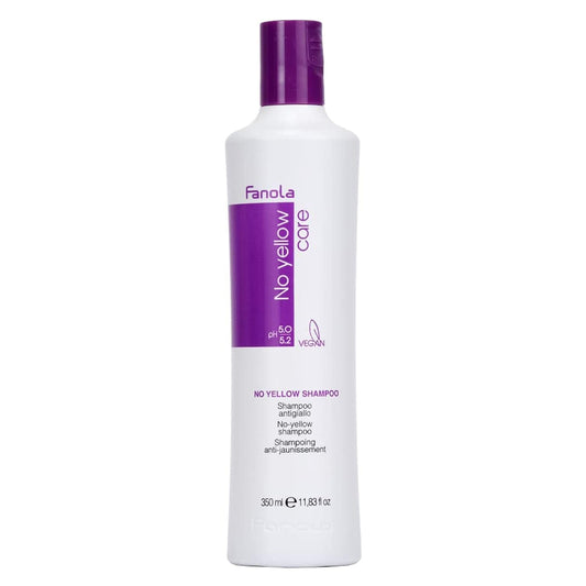 No Yellow Purple Shampoo – Color Depositing Shampoo for Blondes, Bleached & Grey Hair – Removes Brassy Tones & Enhances Shine (11.83 Fl Oz) - RELUX.STORE