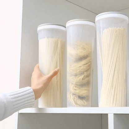 Noodles Sealed Can Kitchen Accessories Food Grade Plastic Kitchen Storage & Organization Quantitative Divided Can Storage Box - RELUX.STORE