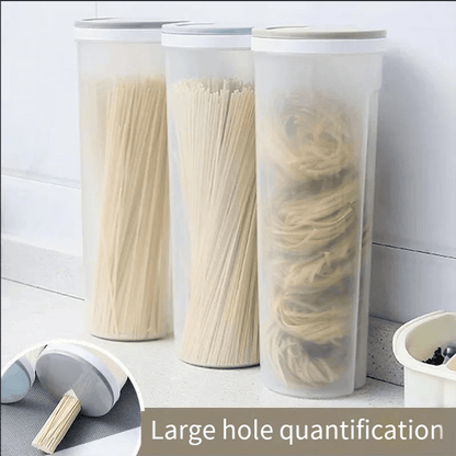 Noodles Sealed Can Kitchen Accessories Food Grade Plastic Kitchen Storage & Organization Quantitative Divided Can Storage Box - RELUX.STORE