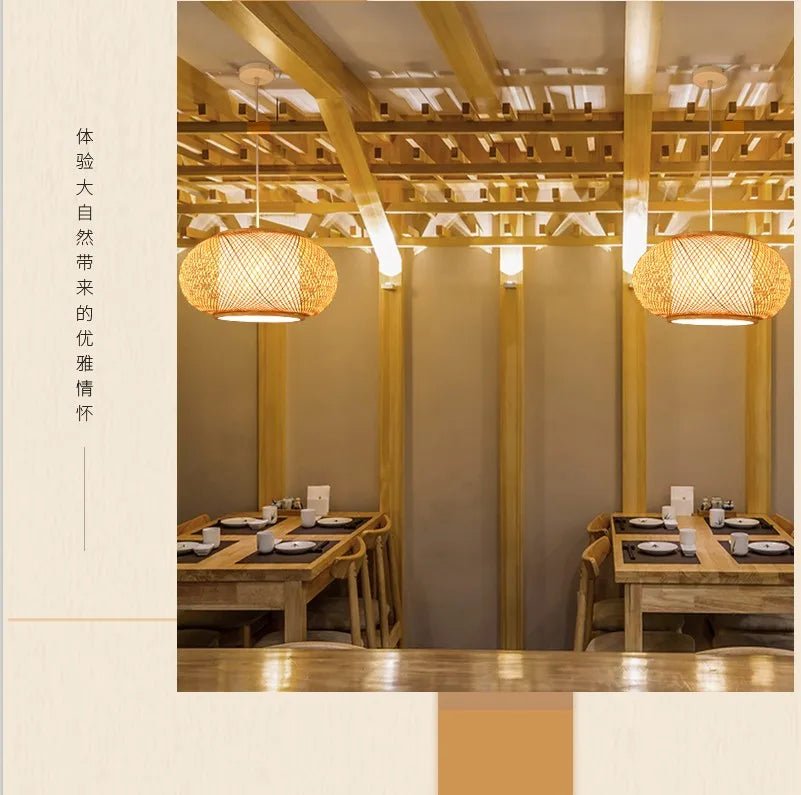 💡 "Nordic Bamboo Chandelier Pendant Light – Luxury Modern Hanging Lamp for Dining Room, Living Room, Bedroom & Indoor Home Décor" - RELUX.STORE