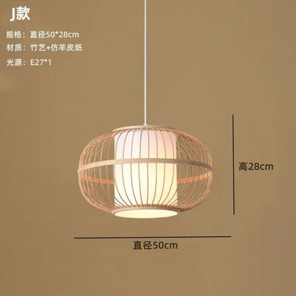 💡 "Nordic Bamboo Chandelier Pendant Light – Luxury Modern Hanging Lamp for Dining Room, Living Room, Bedroom & Indoor Home Décor" - RELUX.STORE