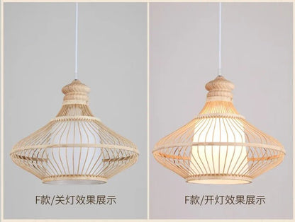 💡 "Nordic Bamboo Chandelier Pendant Light – Luxury Modern Hanging Lamp for Dining Room, Living Room, Bedroom & Indoor Home Décor" - RELUX.STORE