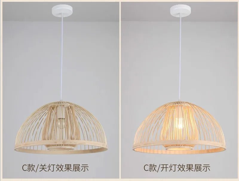 💡 "Nordic Bamboo Chandelier Pendant Light – Luxury Modern Hanging Lamp for Dining Room, Living Room, Bedroom & Indoor Home Décor" - RELUX.STORE
