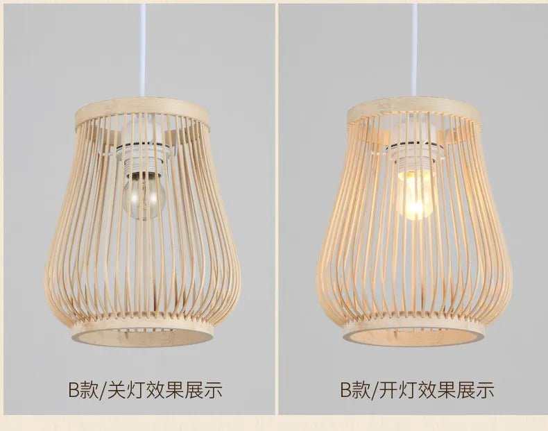 💡 "Nordic Bamboo Chandelier Pendant Light – Luxury Modern Hanging Lamp for Dining Room, Living Room, Bedroom & Indoor Home Décor" - RELUX.STORE