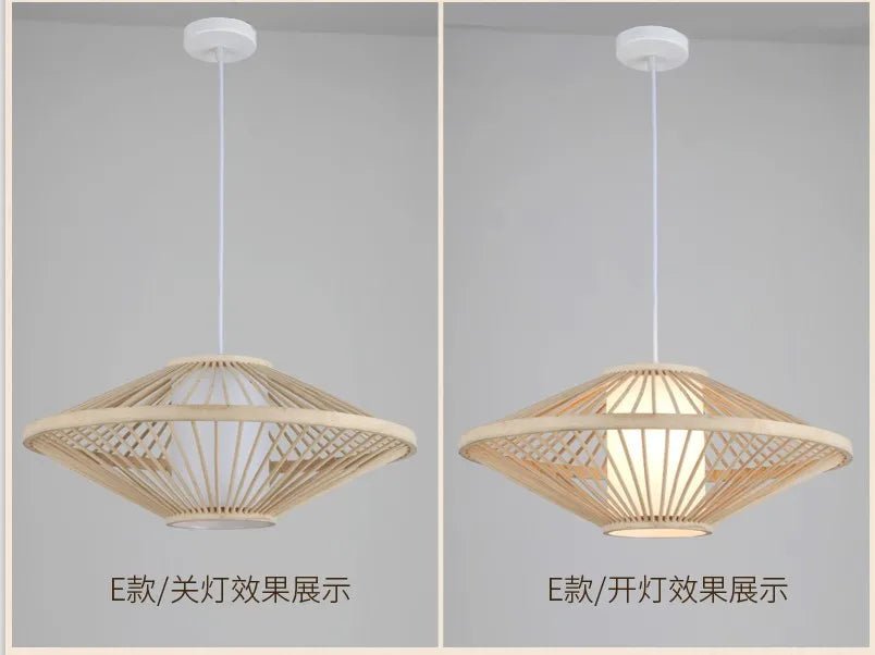 💡 "Nordic Bamboo Chandelier Pendant Light – Luxury Modern Hanging Lamp for Dining Room, Living Room, Bedroom & Indoor Home Décor" - RELUX.STORE