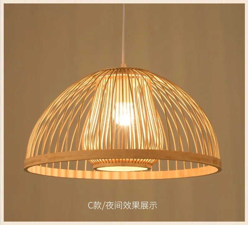 💡 "Nordic Bamboo Chandelier Pendant Light – Luxury Modern Hanging Lamp for Dining Room, Living Room, Bedroom & Indoor Home Décor" - RELUX.STORE