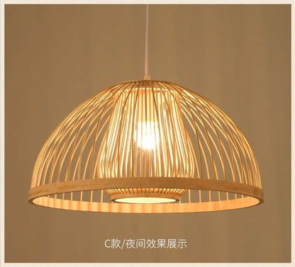 💡 "Nordic Bamboo Chandelier Pendant Light – Luxury Modern Hanging Lamp for Dining Room, Living Room, Bedroom & Indoor Home Décor" - RELUX.STORE