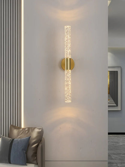 💡 "Nordic Bubbles Crystal Rod LED Wall Lamp – Modern Bedroom & Living Room Bedside Wall Light for Home Interior Decor" - RELUX.STORE