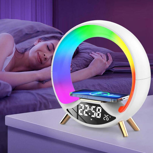 O Light Three In One Wireless Charging Multifunctional Bluetooth Speaker Night Light - RELUX.STORE