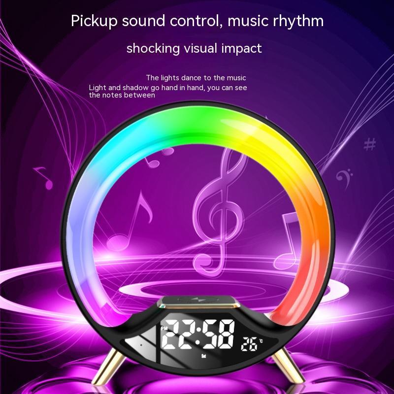 O Light Three In One Wireless Charging Multifunctional Bluetooth Speaker Night Light - RELUX.STORE