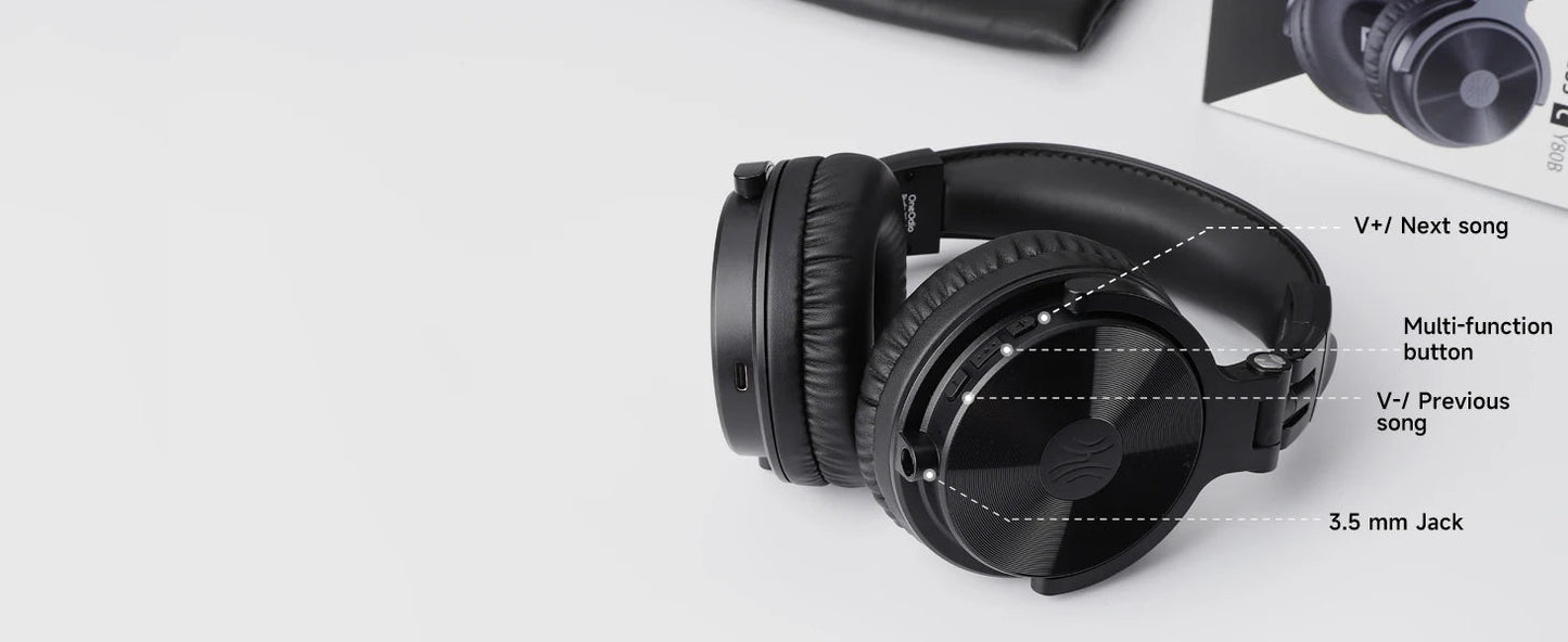 🎧 Oneodio Pro C Wireless Headphones – Immersive Sound, All - Day Comfort 🔊✨ - RELUX.STORE