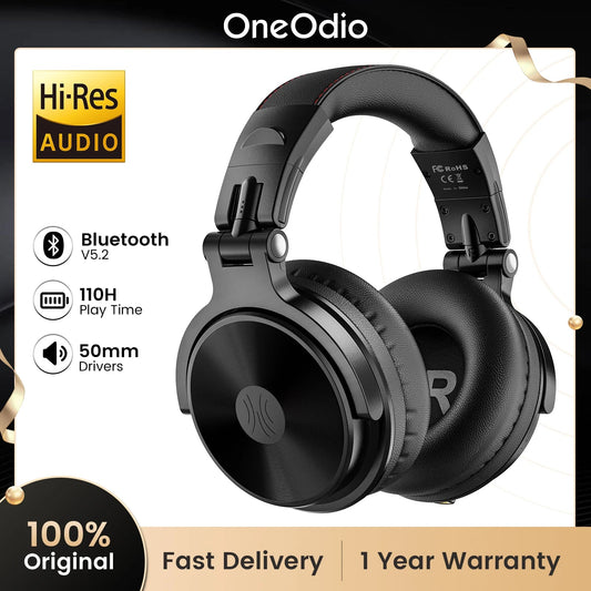 🎧 Oneodio Pro C Wireless Headphones – Immersive Sound, All - Day Comfort 🔊✨ - RELUX.STORE