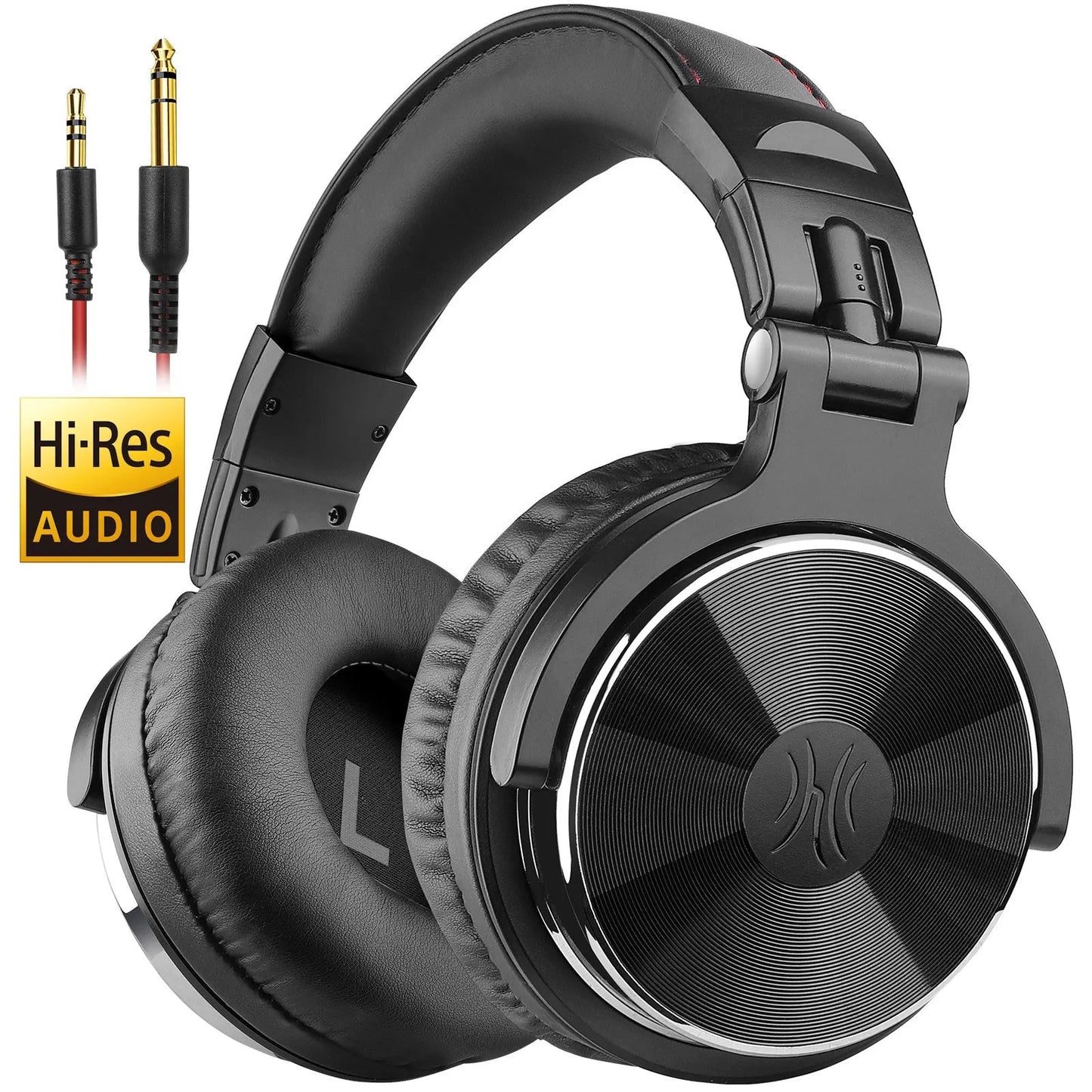 "Oneodio Studio Over - Ear Wired Headphones – Hi - Res Audio DJ Stereo Headset with Microphone, 3.5mm & 6.35mm Plug" - RELUX.STORE