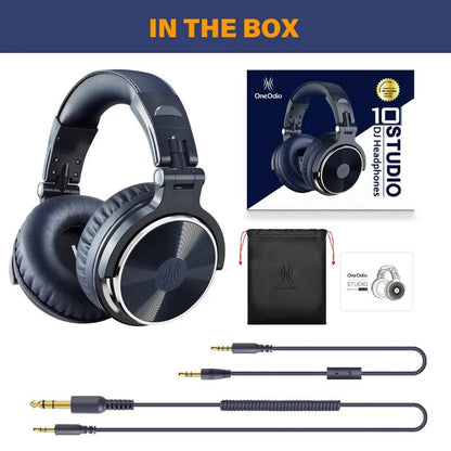 "Oneodio Wired Over - Ear Headphones – Professional Studio DJ Headset with Microphone, Hi - Res Audio for Music & Phone Monitoring" - RELUX.STORE