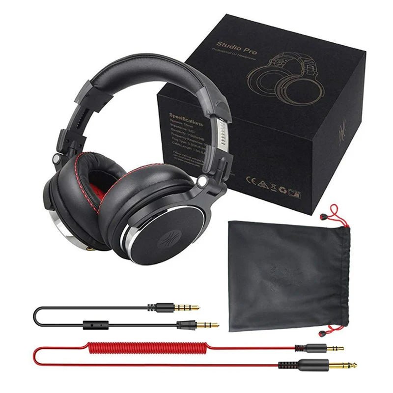 "Oneodio Wired Over - Ear Headphones – Professional Studio DJ Headset with Microphone, Hi - Res Audio for Music & Phone Monitoring" - RELUX.STORE