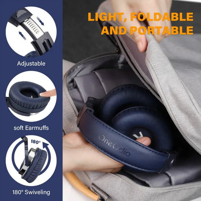 "Oneodio Wired Over - Ear Headphones – Professional Studio DJ Headset with Microphone, Hi - Res Audio for Music & Phone Monitoring" - RELUX.STORE