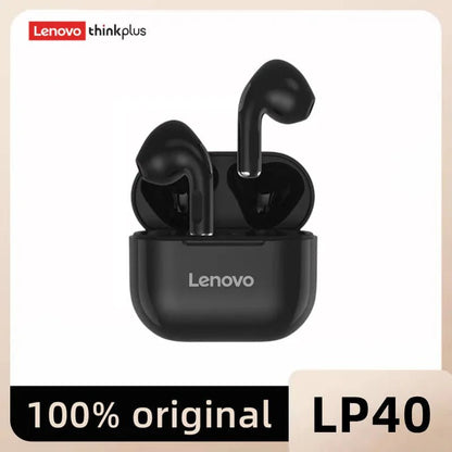 Original Lenovo LP40 Bluetooth 5.0 Earphones – Immersive HiFi Sound TWS with Microphone, Touch Control & Long Standby - RELUX.STORE