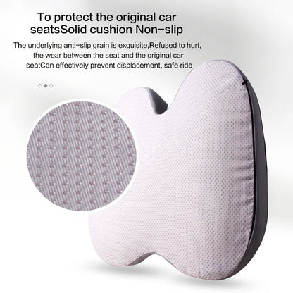 “Orthopedic Memory Foam Seat Cushion – Non - Slip Prostate, Tailbone & Sciatica Pain Relief Pillow for Office Chair, Car & Home Comfort Support” - RELUX.STORE