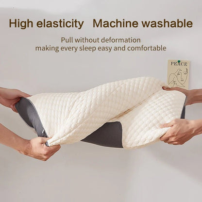 “Orthopedic Soybean Fiber Neck Pillow – Cervical Support & SPA Massage Design for Deep Sleep, Pain Relief & Neck Protection | Premium Sleep Pillow by Relux.Store” - RELUX.STORE