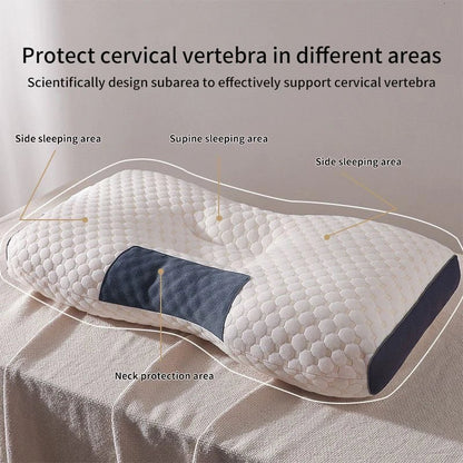 “Orthopedic Soybean Fiber Neck Pillow – Cervical Support & SPA Massage Design for Deep Sleep, Pain Relief & Neck Protection | Premium Sleep Pillow by Relux.Store” - RELUX.STORE