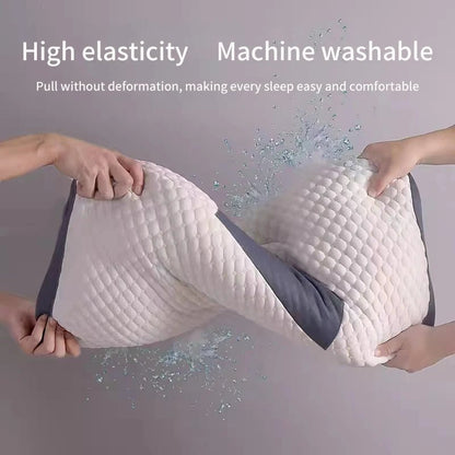 “Orthopedic Soybean Fiber Neck Pillow – Cervical Support & SPA Massage Design for Deep Sleep, Pain Relief & Neck Protection | Premium Sleep Pillow by Relux.Store” - RELUX.STORE