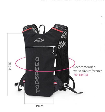Outdoor 5L Ultralight Hydration Backpack for Men – Trail Running, Jogging, Marathon & Cycling Bag with 500ML Water Bottle - RELUX.STORE
