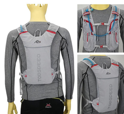 Outdoor 5L Ultralight Hydration Backpack for Men – Trail Running, Jogging, Marathon & Cycling Bag with 500ML Water Bottle - RELUX.STORE