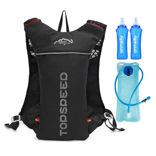 Outdoor 5L Ultralight Hydration Backpack for Men – Trail Running, Jogging, Marathon & Cycling Bag with 500ML Water Bottle - RELUX.STORE