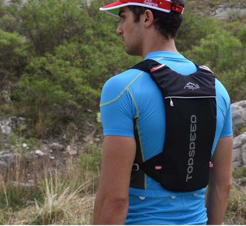 Outdoor 5L Ultralight Hydration Backpack for Men – Trail Running, Jogging, Marathon & Cycling Bag with 500ML Water Bottle - RELUX.STORE